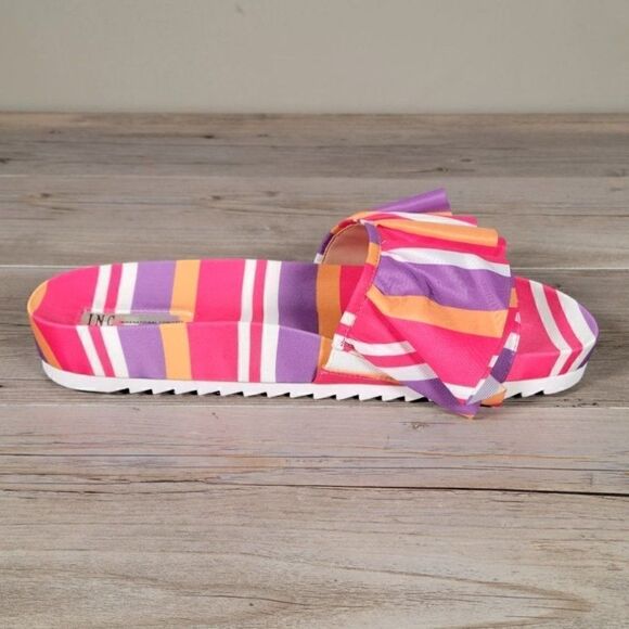 INCāWomen'sāAbenaĀ PoolāSlidesāStripeāSzā11M - Picture 6 of 9